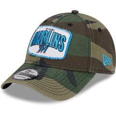 Camo Miami Marlins New Era Gameday 9FORTY Adjustable Hat