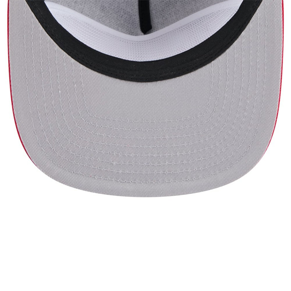 Black Boston Red Sox New Era Throwback Meshback Golfer Hat