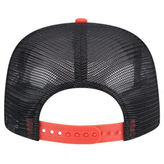 Black Houston Astros New Era Throwback Meshback Golfer Hat