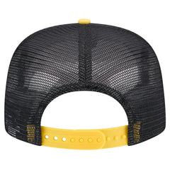 Black Milwaukee Brewers New Era Throwback Meshback Golfer Hat