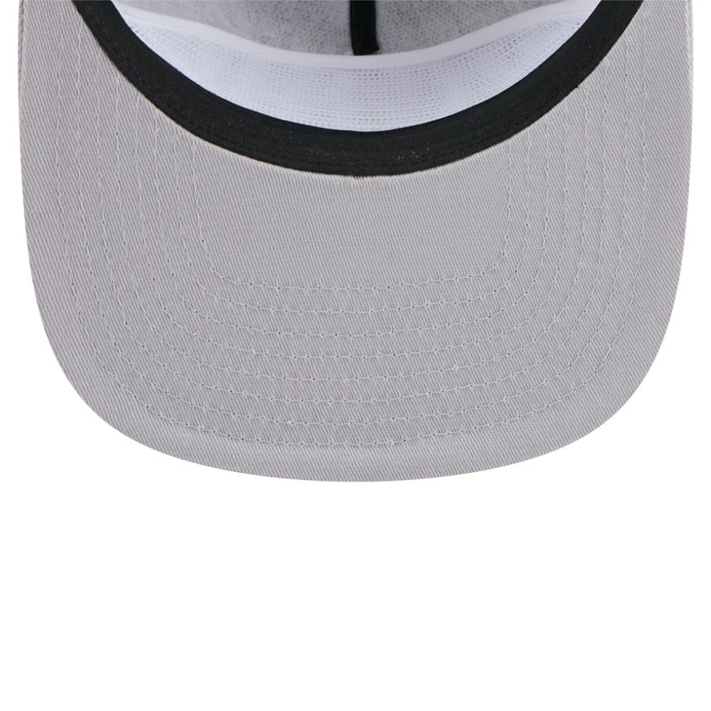 Black New York Yankees New Era Throwback Meshback Golfer Hat