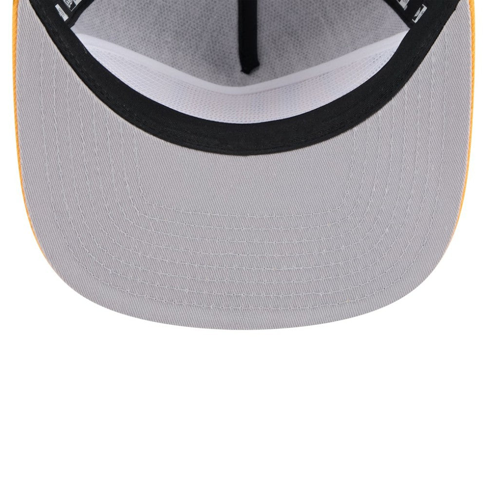 Black San Diego Padres New Era Throwback Meshback Golfer Hat