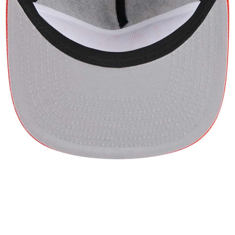 Black San Francisco Giants New Era Throwback Meshback Golfer Hat