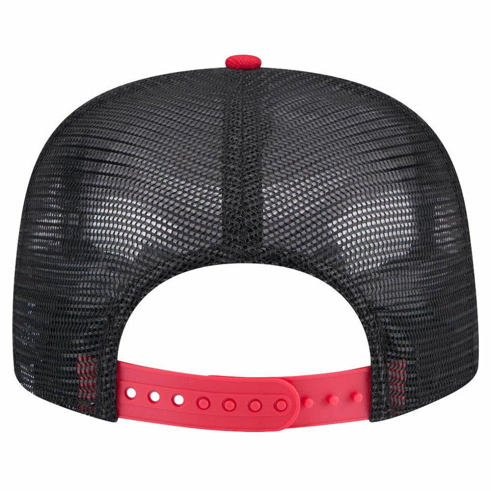 Black St. Louis Cardinals New Era Throwback Meshback Golfer Hat