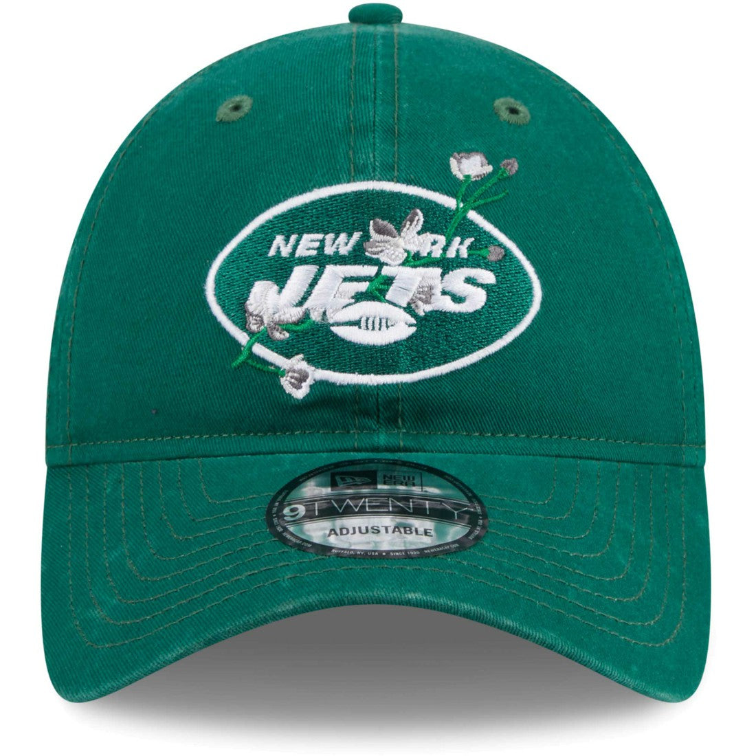Women's Game Day Flower 9TWENTY Adjustable Hat - New York Jets Hats