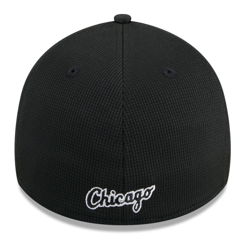 Black Chicago White Sox New Era 2025 Batting Practice 39THIRTY Flex Hat