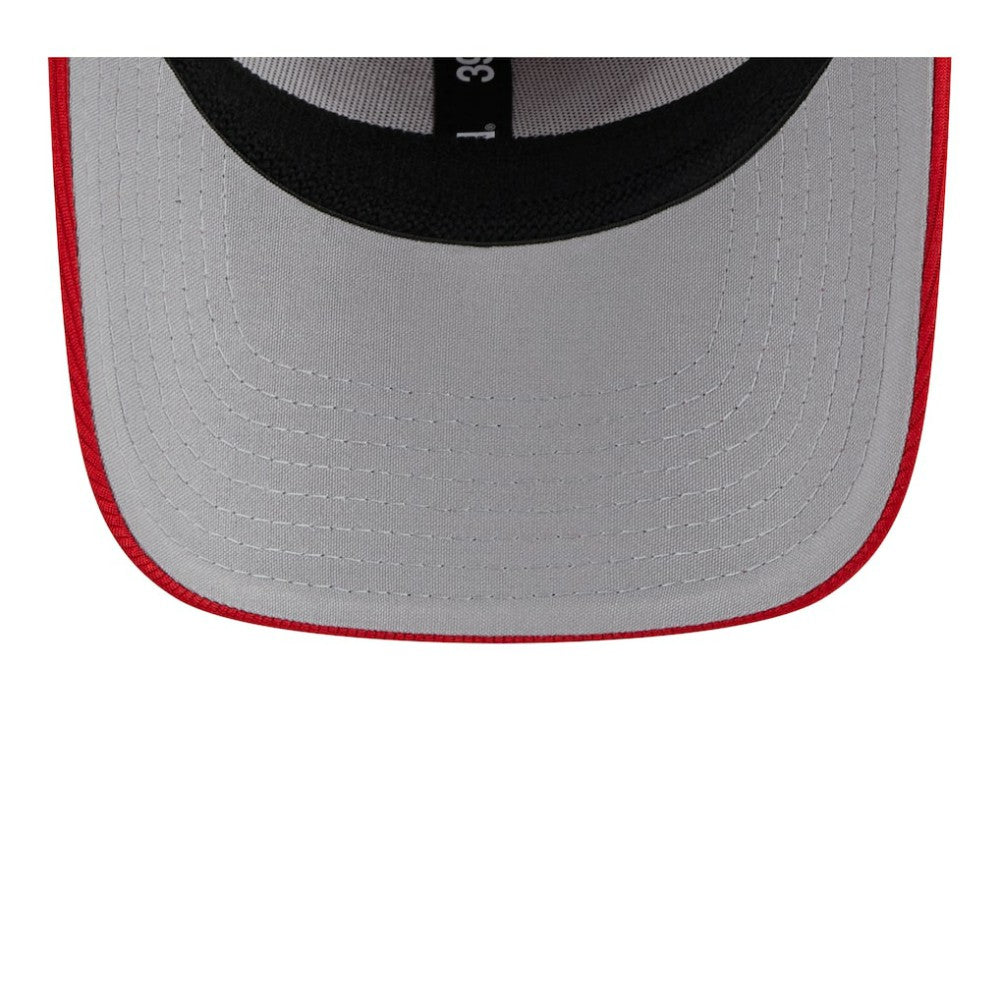 White Cincinnati Reds New Era 2025 Batting Practice 39THIRTY Flex Hat