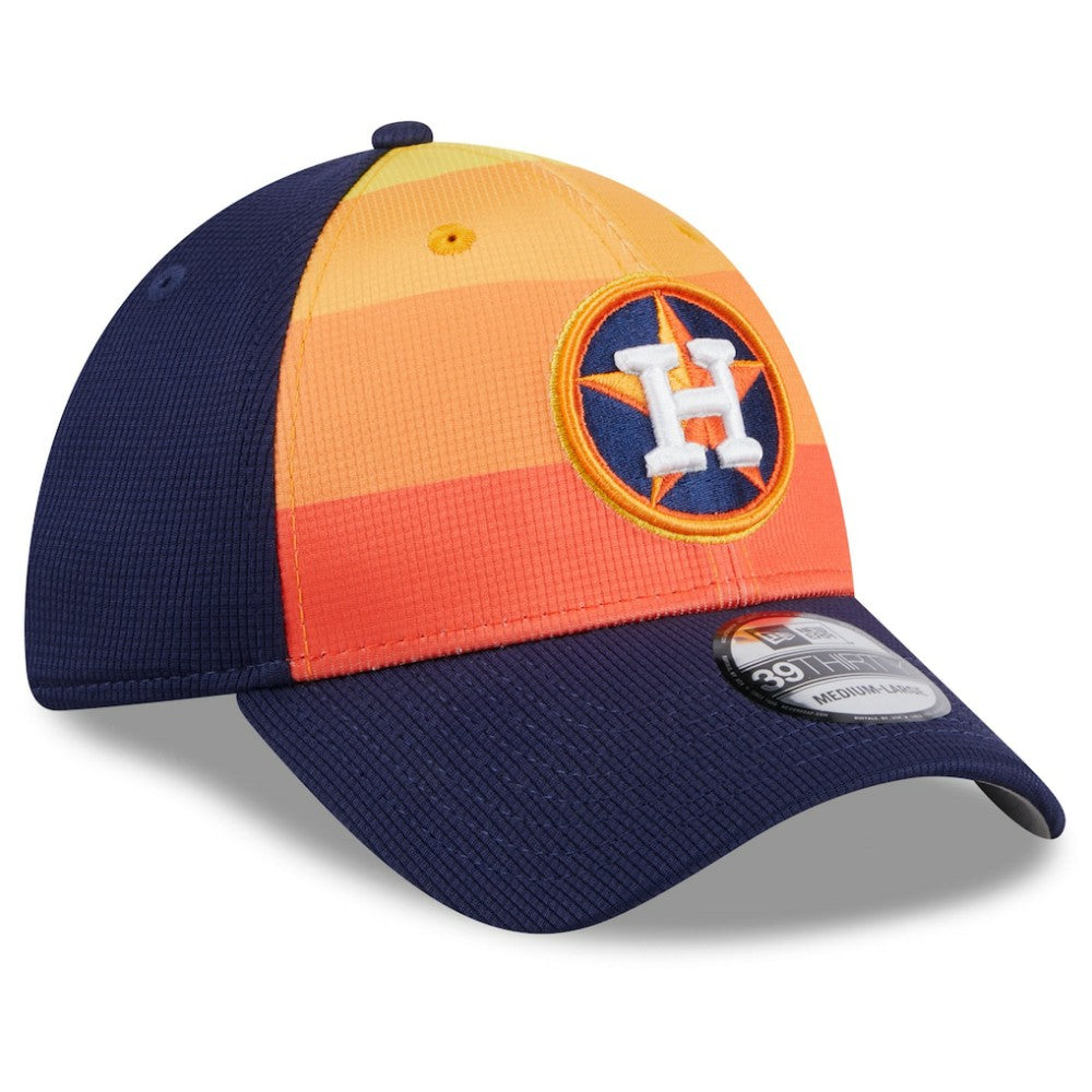 Orange Houston Astros New Era 2025 Batting Practice 39THIRTY Flex Hat
