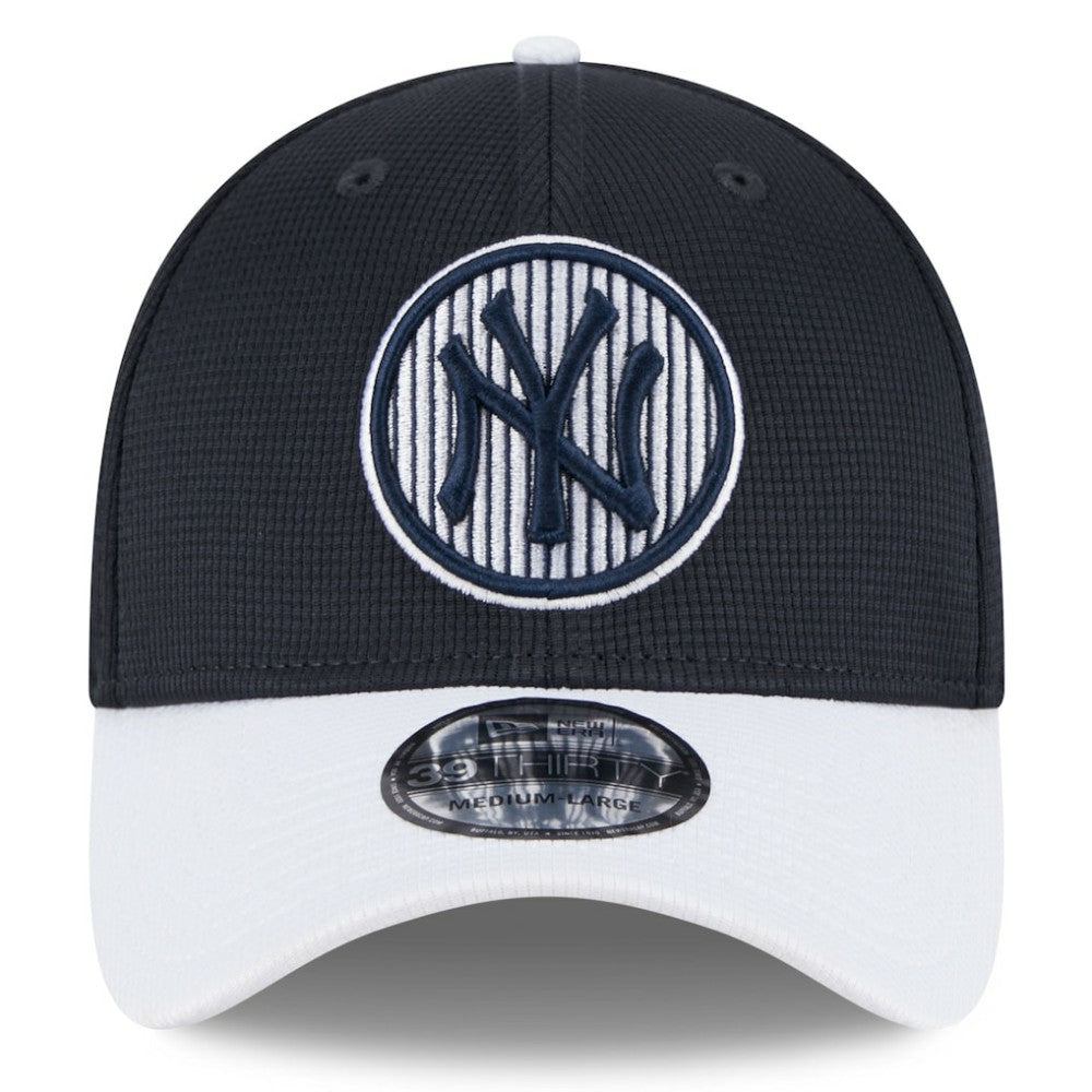 Navy New York Yankees New Era 2025 Batting Practice 39THIRTY Flex Hat
