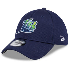 Navy Tampa Bay Rays New Era 2025 Batting Practice 39THIRTY Flex Hat