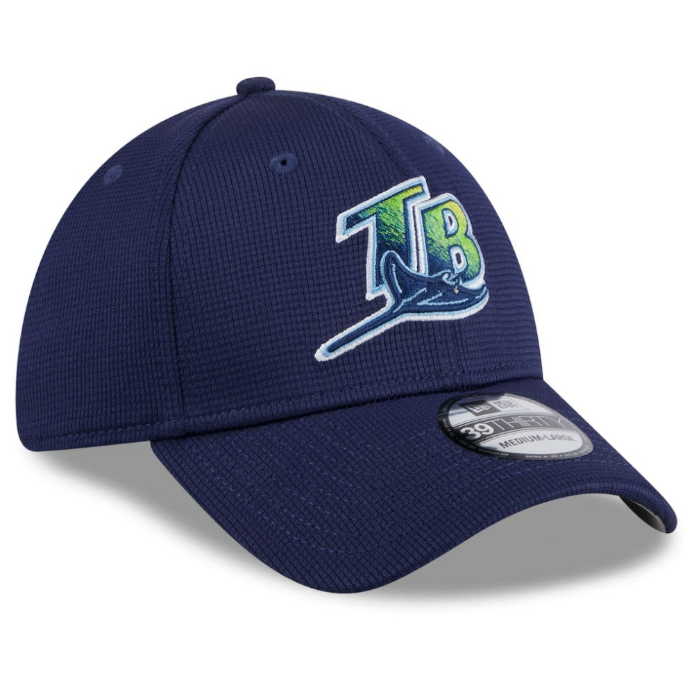 Navy Tampa Bay Rays New Era 2025 Batting Practice 39THIRTY Flex Hat