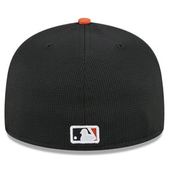 White Baltimore Orioles New Era 2025 Batting Practice 59FIFTY Fitted Hat