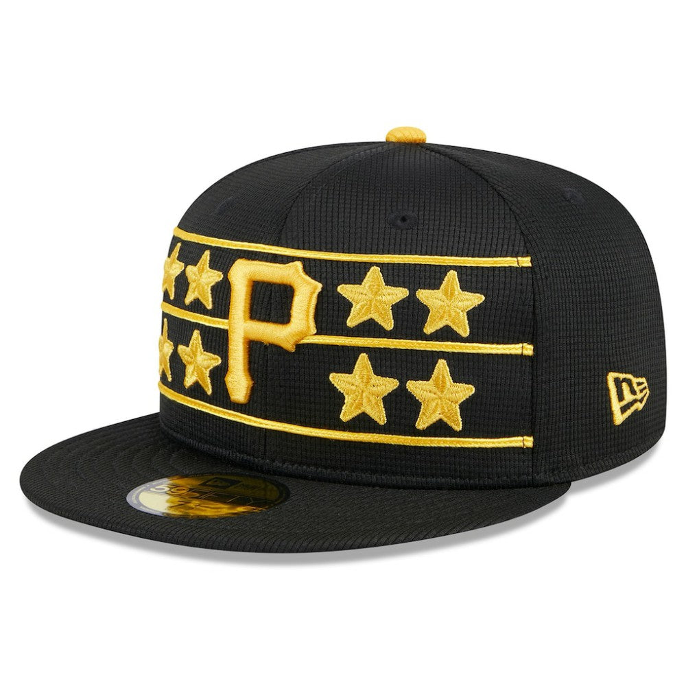 Black Pittsburgh Pirates New Era 2025 Batting Practice 59FIFTY Fitted Hat
