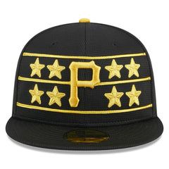 Black Pittsburgh Pirates New Era 2025 Batting Practice 59FIFTY Fitted Hat
