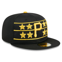 Black Pittsburgh Pirates New Era 2025 Batting Practice 59FIFTY Fitted Hat