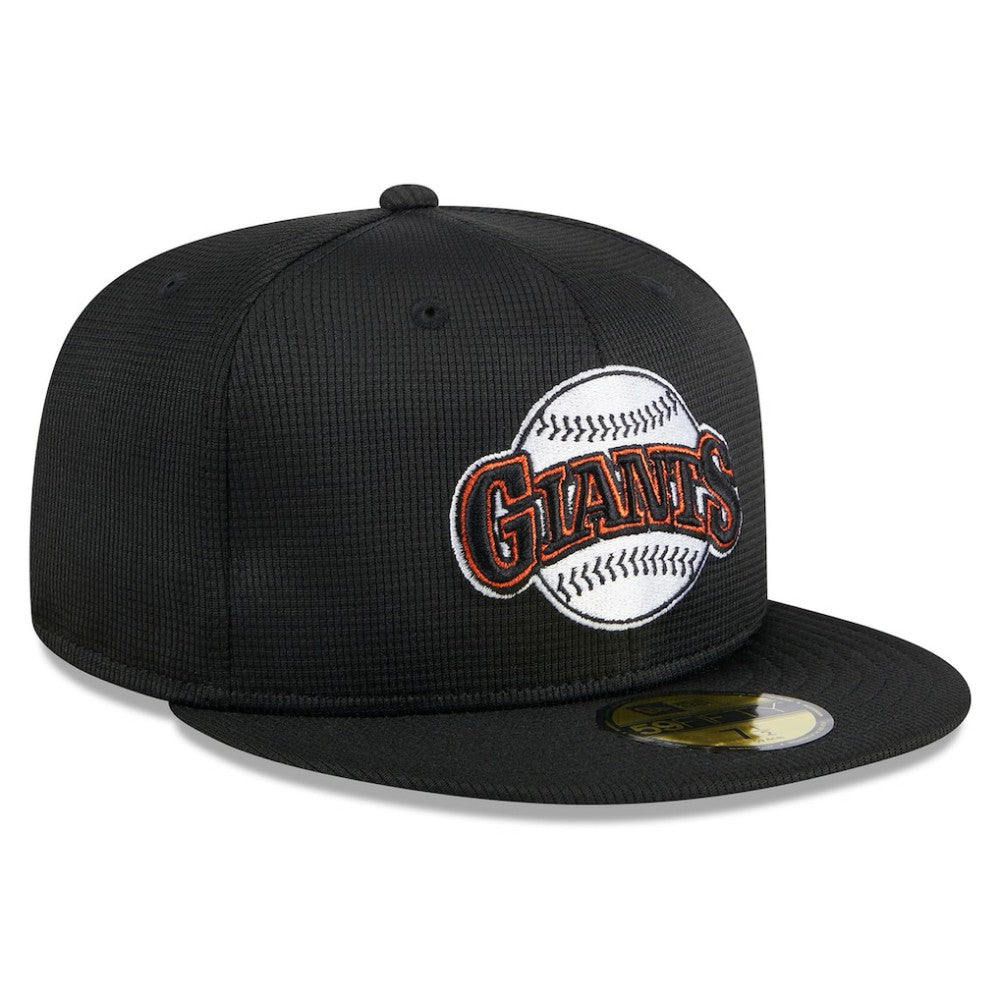 Black San Francisco Giants New Era 2025 Batting Practice 59FIFTY Fitted Hat
