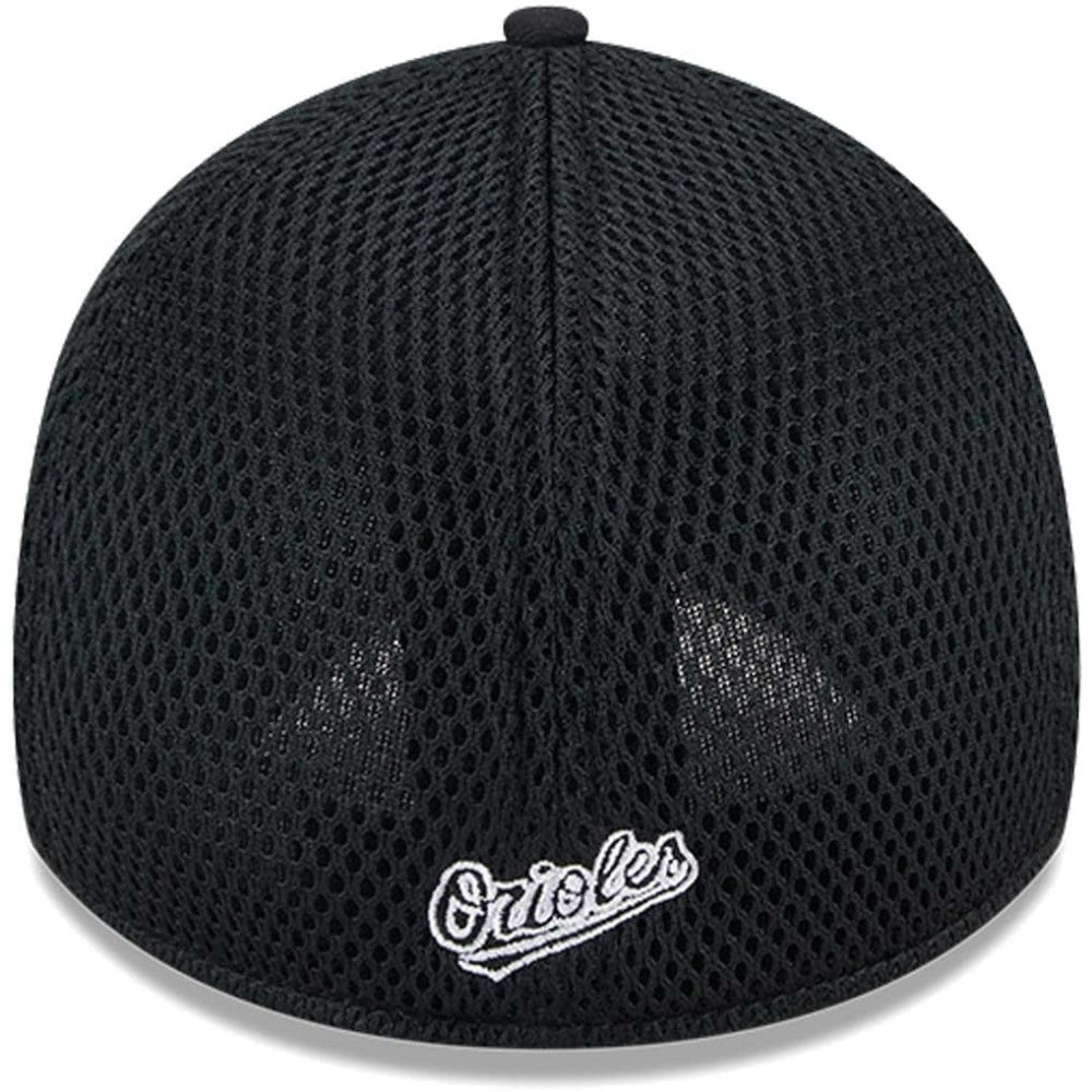 Black/White Baltimore Orioles New Era Neo 39THIRTY Flex Hat