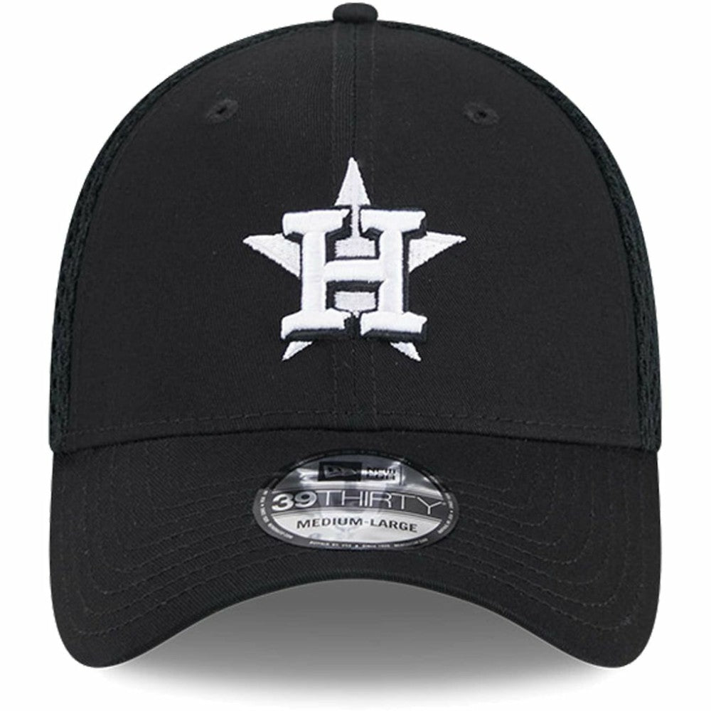 Black/White Houston Astros New Era Neo 39THIRTY Flex Hat