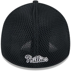 Black/White Philadelphia Phillies New Era Neo 39THIRTY Flex Hat