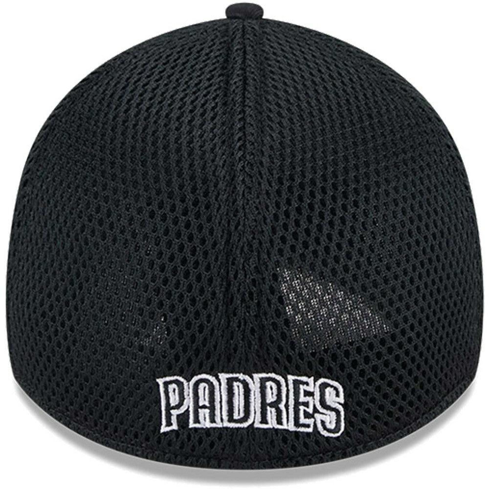Black/White San Diego Padres New Era Neo 39THIRTY Flex Hat