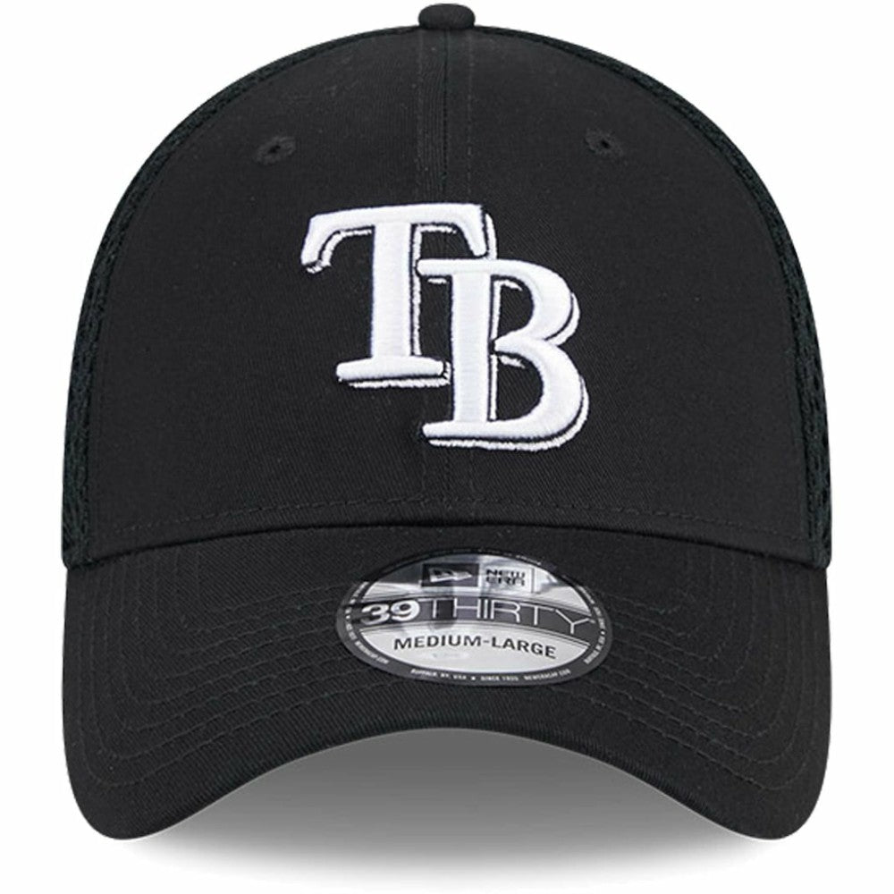 Black/White Tampa Bay Rays New Era Neo 39THIRTY Flex Hat