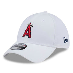 White Los Angeles Angels New Era 39THIRTY Flex Hat