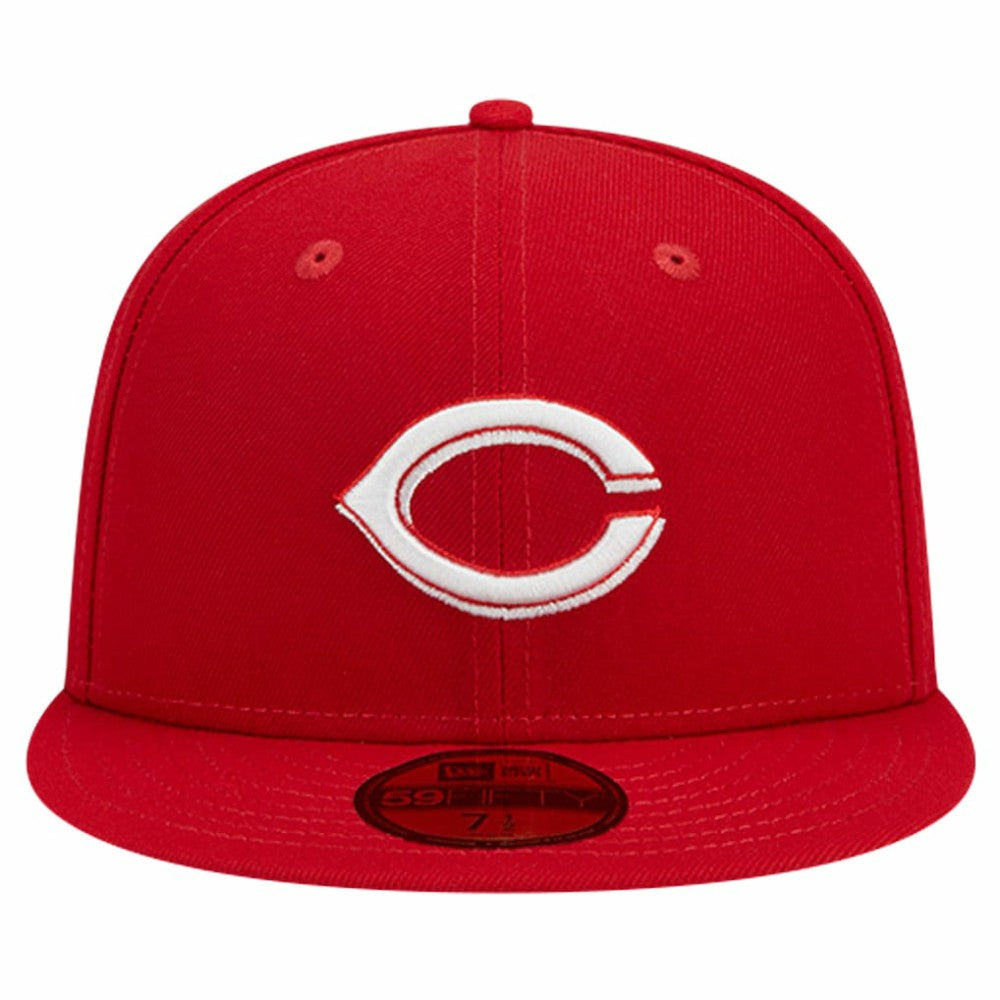 Red Cincinnati Reds New Era Logo 59FIFTY Fitted Hat