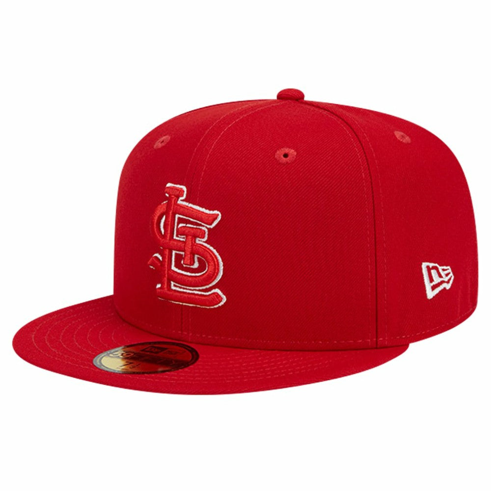 Red St. Louis Cardinals New Era Logo 59FIFTY Fitted Hat