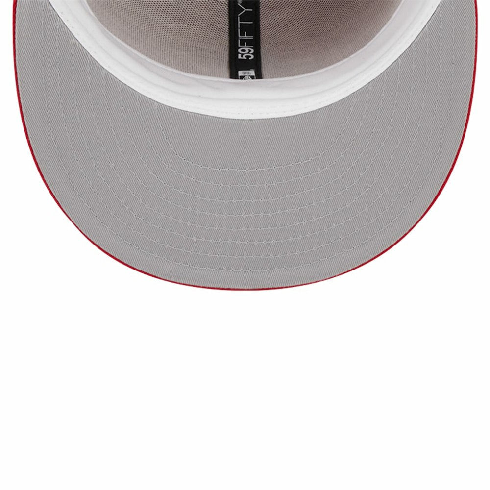 Red Washington Nationals New Era Logo 59FIFTY Fitted Hat