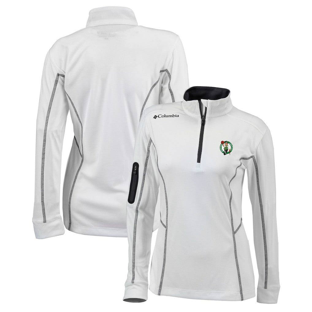 Columbia Boston Celtics Women's Omni-Wick Shotgun Quarter-Zip Pullover Top