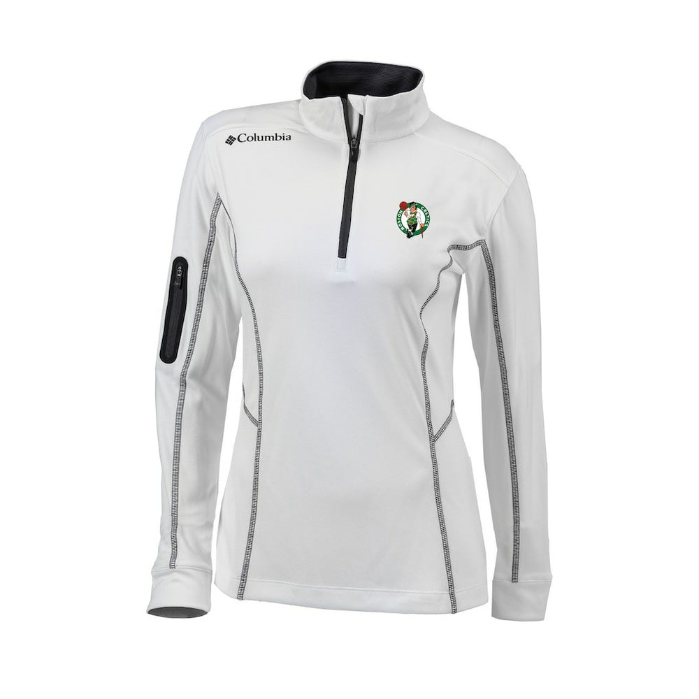 Columbia Boston Celtics Women's Omni-Wick Shotgun Quarter-Zip Pullover Top