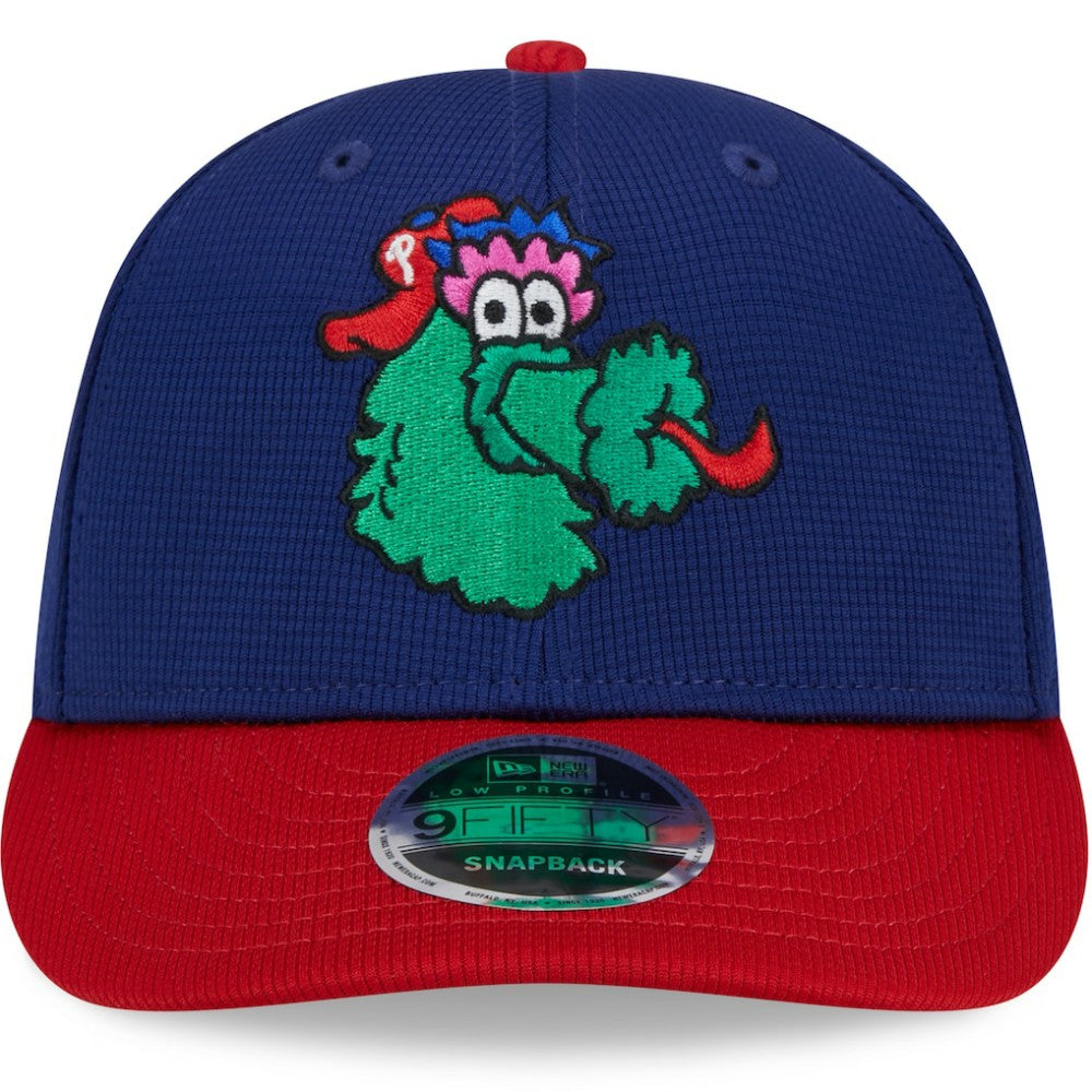 Navy Philadelphia Phillies New Era 2025 Batting Practice Low Profile 9FIFTY Snapback Hat