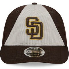 Brown San Diego Padres New Era 2025 Batting Practice Low Profile 9FIFTY Snapback Hat