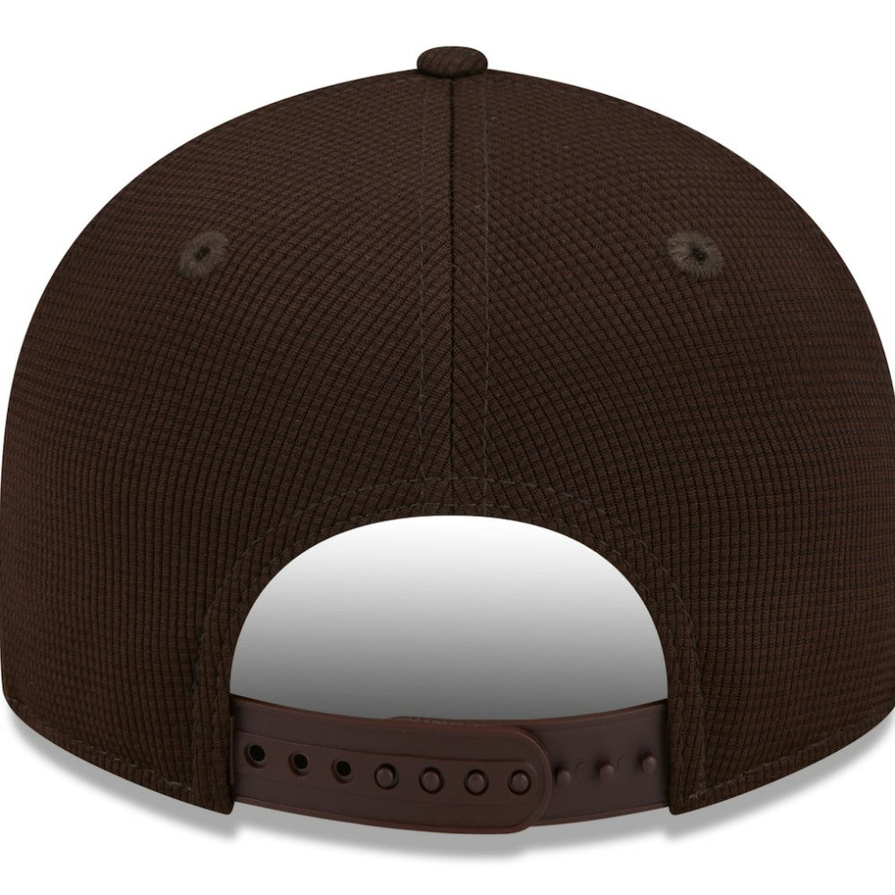 Brown San Diego Padres New Era 2025 Batting Practice Low Profile 9FIFTY Snapback Hat