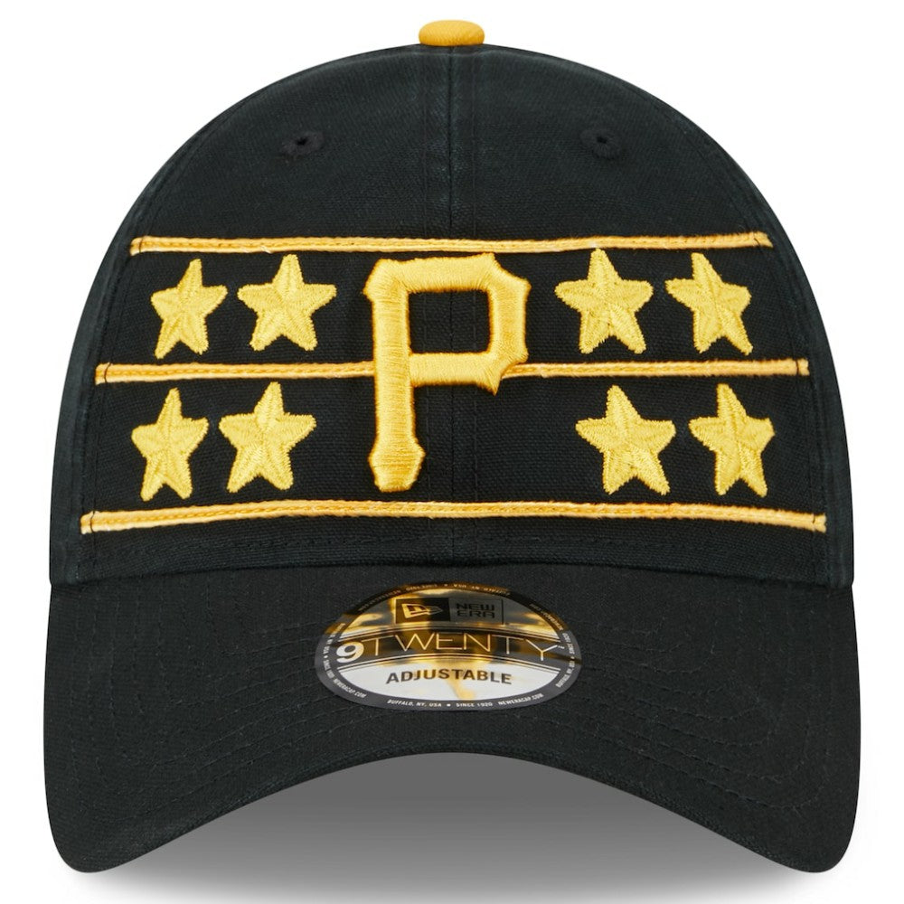 Black Pittsburgh Pirates New Era Youth 2025 Batting Practice 9TWENTY Adjustable Hat
