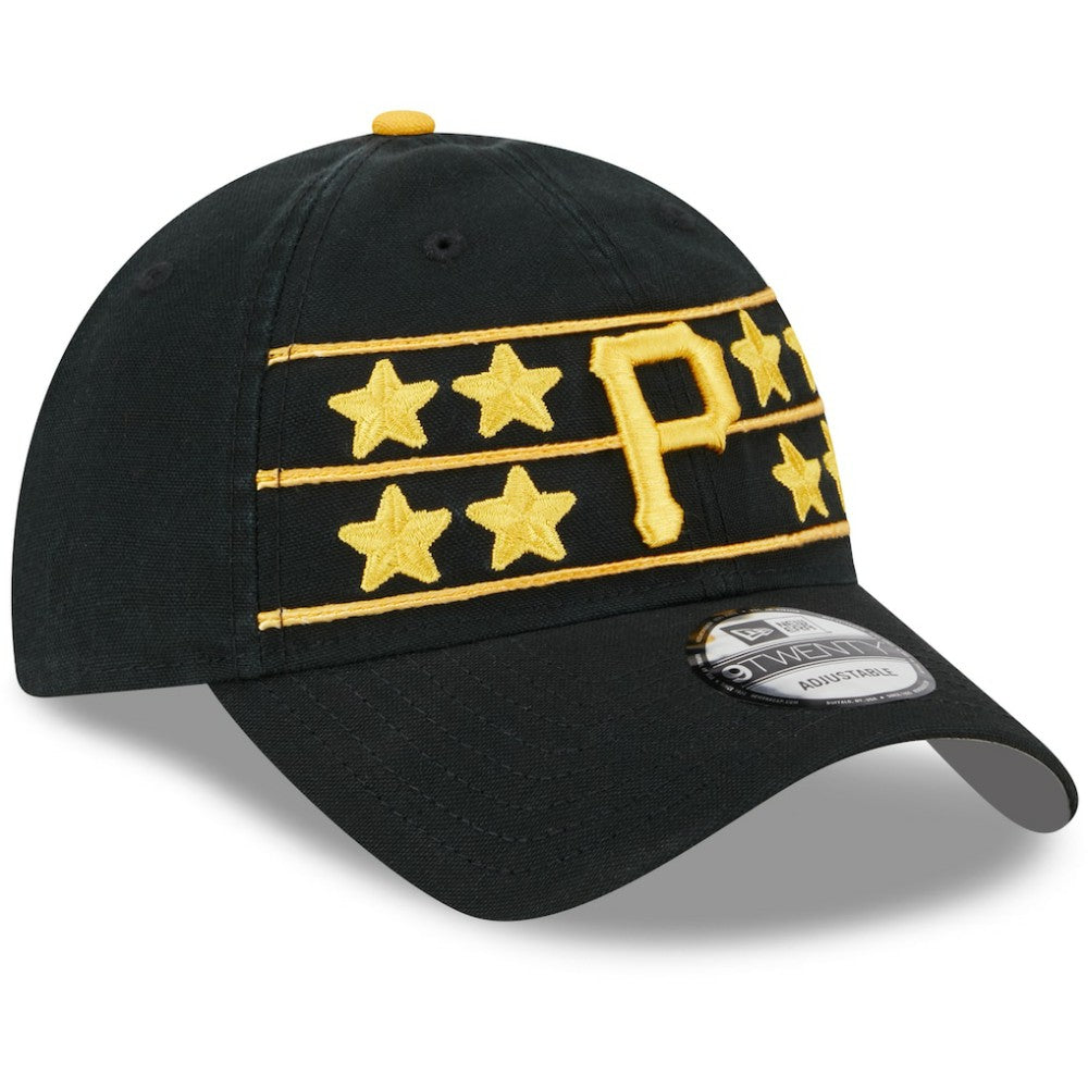 Black Pittsburgh Pirates New Era Youth 2025 Batting Practice 9TWENTY Adjustable Hat
