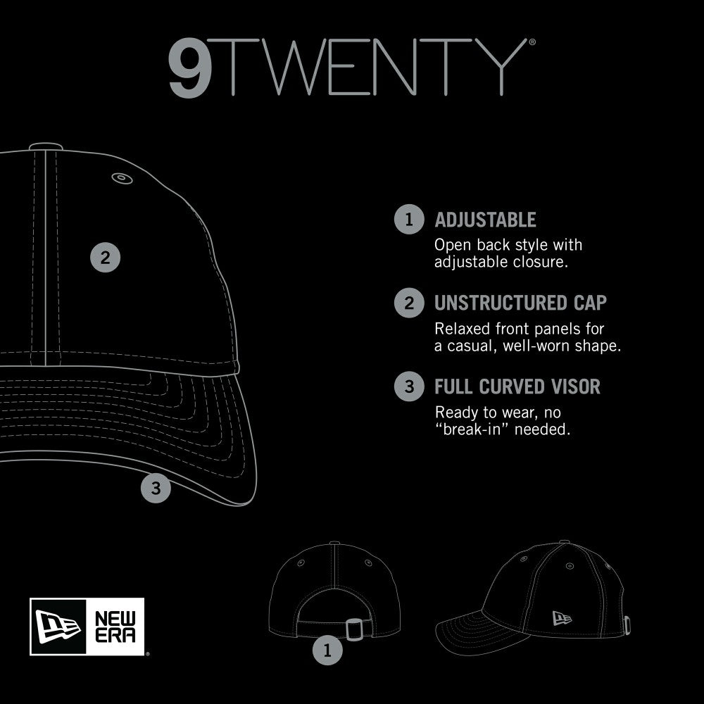 White Miami Marlins New Era 2025 Batting Practice 9TWENTY Adjustable Hat