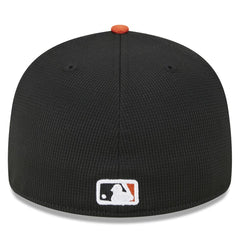 White Baltimore Orioles New Era 2025 Batting Practice Low Profile 59FIFTY Fitted Hat