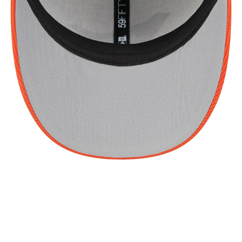 White Baltimore Orioles New Era 2025 Batting Practice Low Profile 59FIFTY Fitted Hat