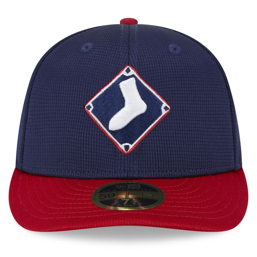 Navy Chicago White Sox New Era 2025 Batting Practice Low Profile 59FIFTY Fitted Hat