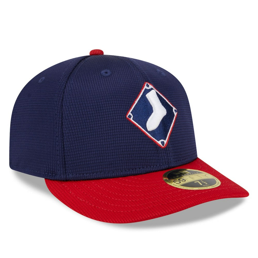 Navy Chicago White Sox New Era 2025 Batting Practice Low Profile 59FIFTY Fitted Hat