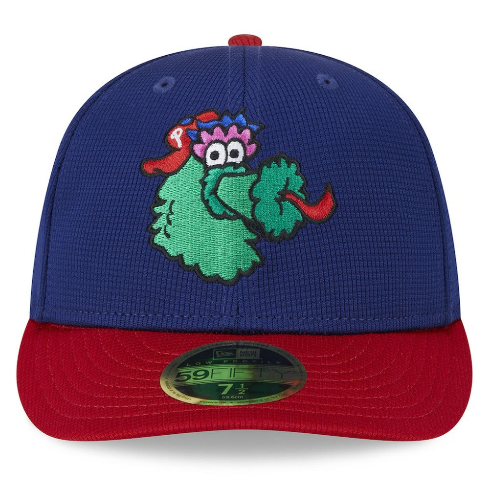 Navy Philadelphia Phillies New Era 2025 Batting Practice Low Profile 59FIFTY Fitted Hat