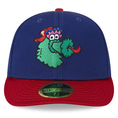 Navy Philadelphia Phillies New Era 2025 Batting Practice Low Profile 59FIFTY Fitted Hat