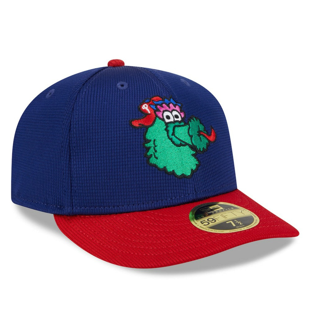 Navy Philadelphia Phillies New Era 2025 Batting Practice Low Profile 59FIFTY Fitted Hat
