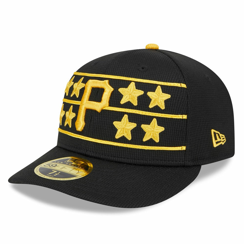 Black Pittsburgh Pirates New Era 2025 Batting Practice Low Profile 59FIFTY Fitted Hat