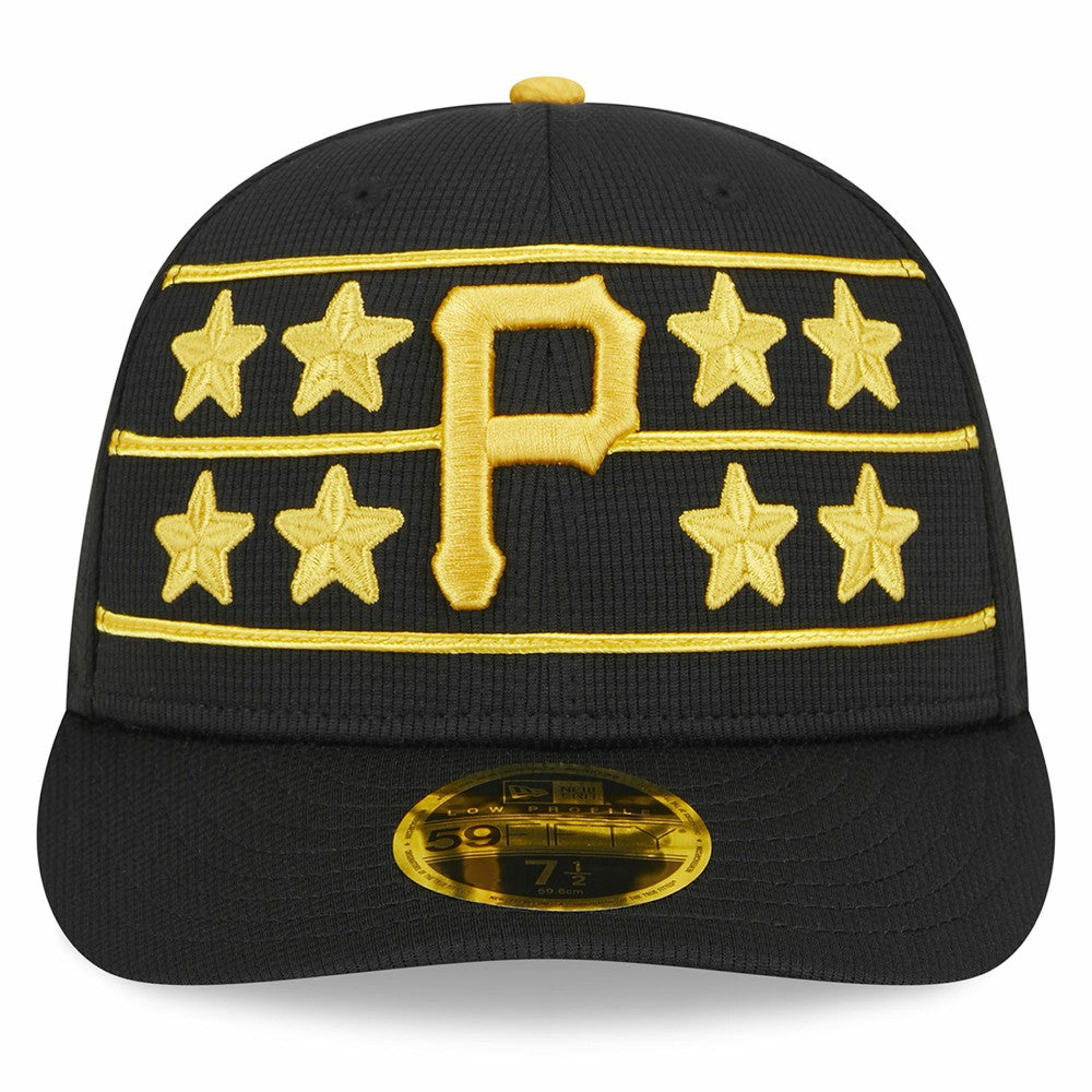 Black Pittsburgh Pirates New Era 2025 Batting Practice Low Profile 59FIFTY Fitted Hat