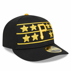 Black Pittsburgh Pirates New Era 2025 Batting Practice Low Profile 59FIFTY Fitted Hat