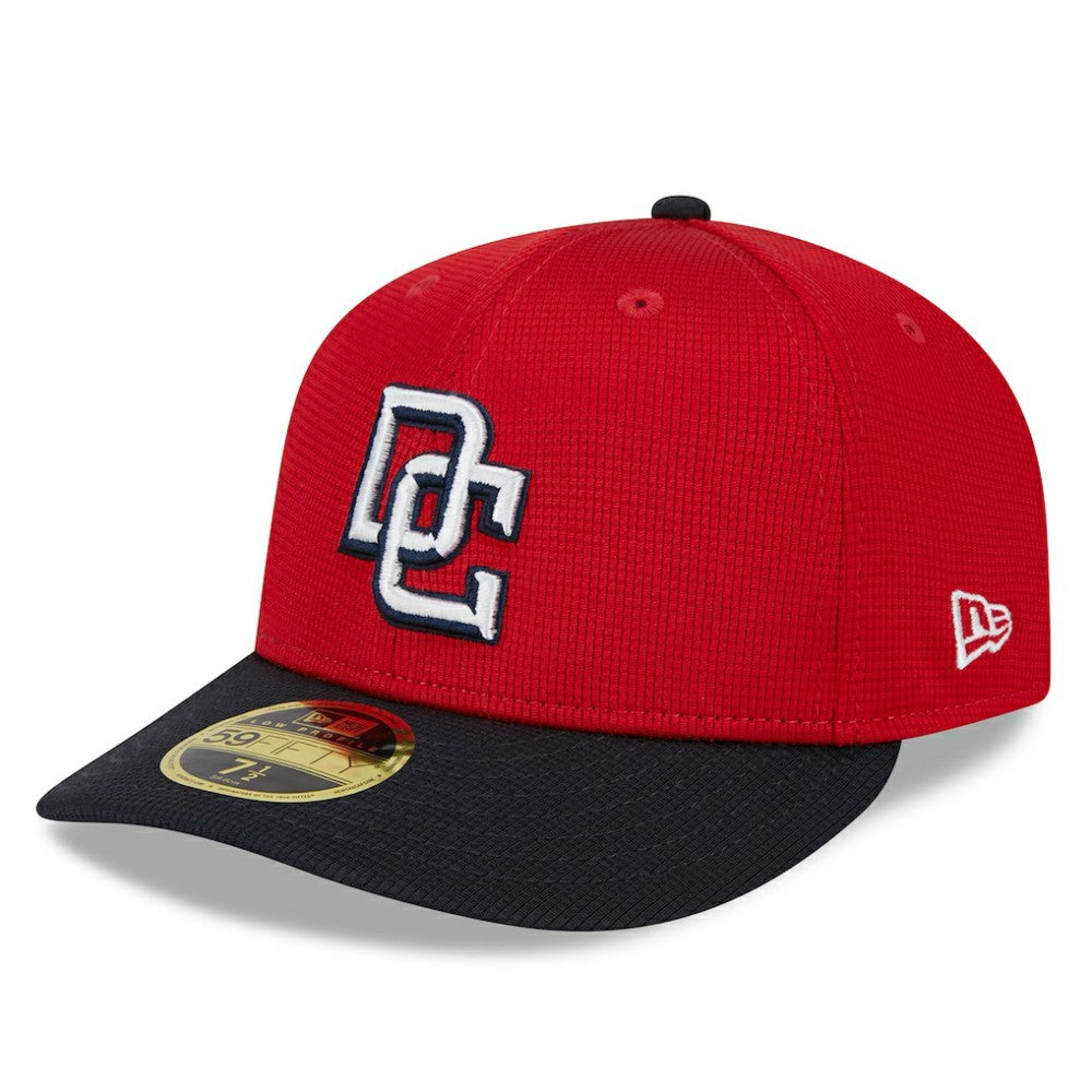 Red Washington Nationals New Era 2025 Batting Practice Low Profile 59FIFTY Fitted Hat