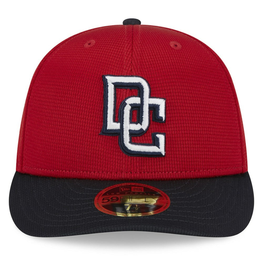 Red Washington Nationals New Era 2025 Batting Practice Low Profile 59FIFTY Fitted Hat