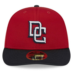 Red Washington Nationals New Era 2025 Batting Practice Low Profile 59FIFTY Fitted Hat
